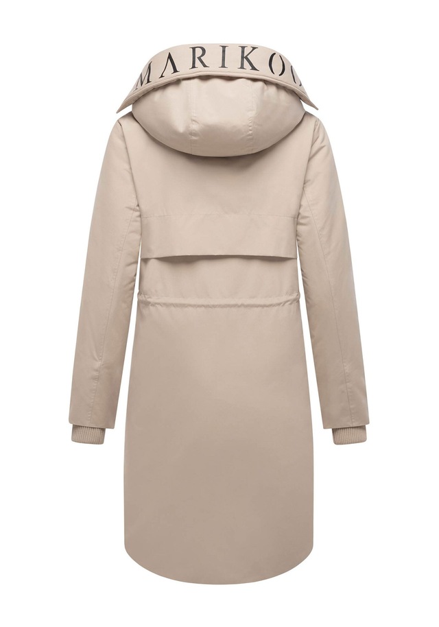 Marikoo Winterjacke »Anoukaa« langer Parka mit abnehmbarer Kapuze