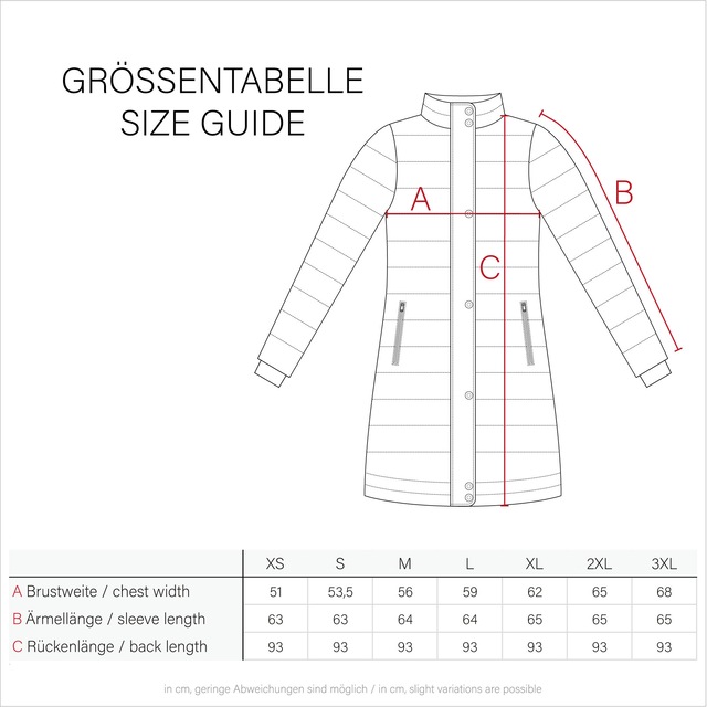 Marikoo Winterjacke »Anoukaa« langer Parka mit abnehmbarer Kapuze