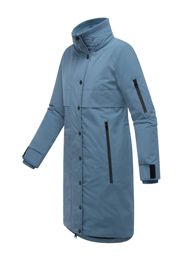 Marikoo Winterjacke »Anoukaa« langer Parka mit abnehmbarer Kapuze