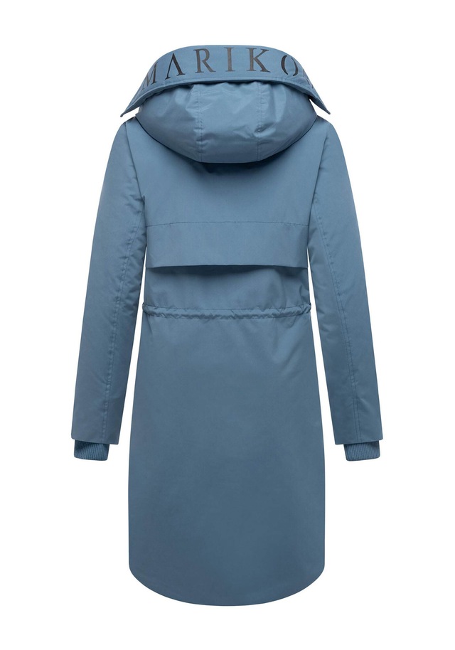 Marikoo Winterjacke »Anoukaa« langer Parka mit abnehmbarer Kapuze