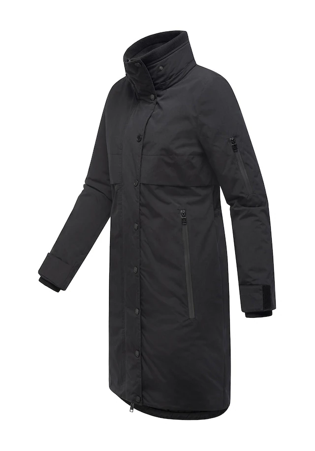 Marikoo Winterjacke »Anoukaa« langer Parka mit abnehmbarer Kapuze