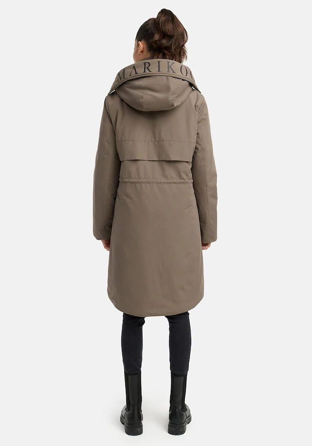 Marikoo Winterjacke »Anoukaa« langer Parka mit abnehmbarer Kapuze