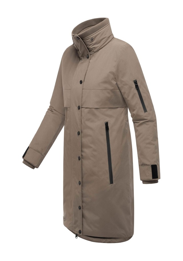 Marikoo Winterjacke »Anoukaa« langer Parka mit abnehmbarer Kapuze
