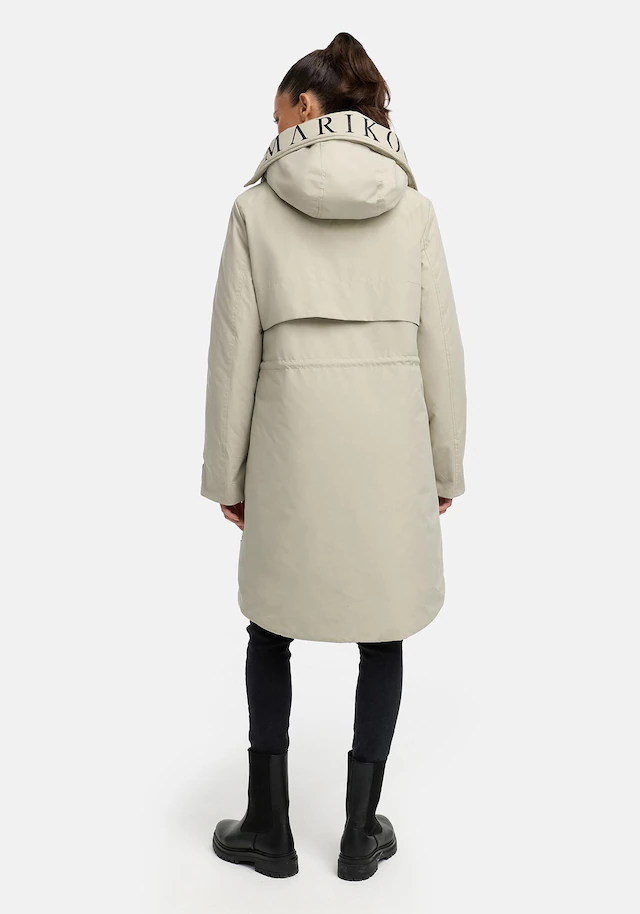 Marikoo Winterjacke »Anoukaa« langer Parka mit abnehmbarer Kapuze