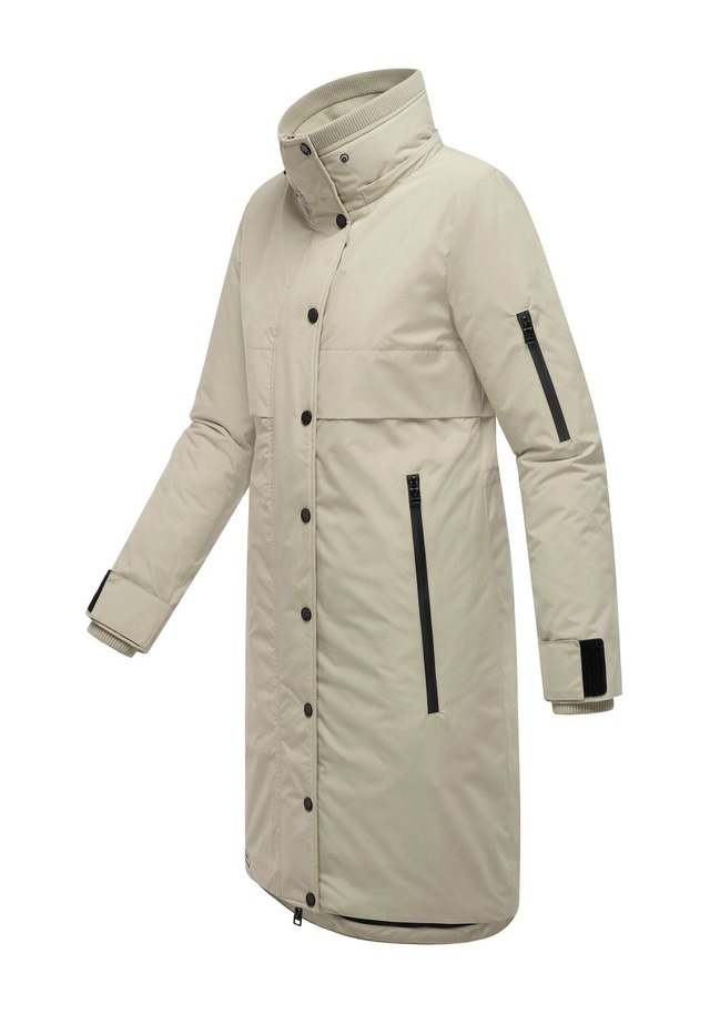 Marikoo Winterjacke »Anoukaa« langer Parka mit abnehmbarer Kapuze