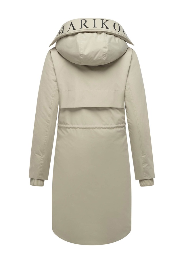Marikoo Winterjacke »Anoukaa« langer Parka mit abnehmbarer Kapuze