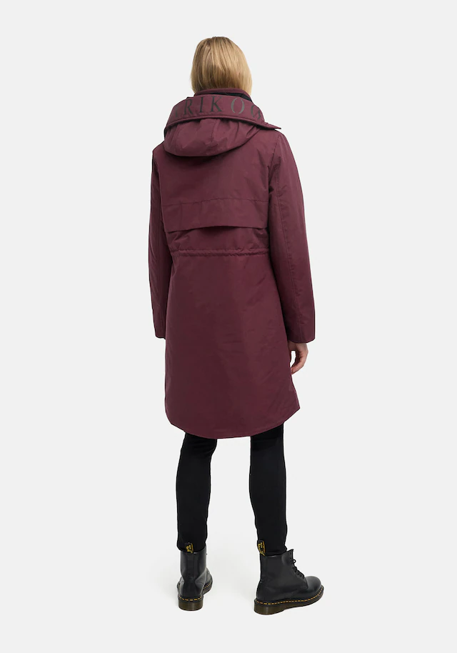 Marikoo Winterjacke »Anoukaa« langer Parka mit abnehmbarer Kapuze