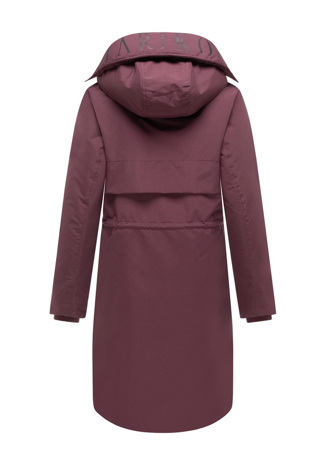 Marikoo Winterjacke »Anoukaa« langer Parka mit abnehmbarer Kapuze