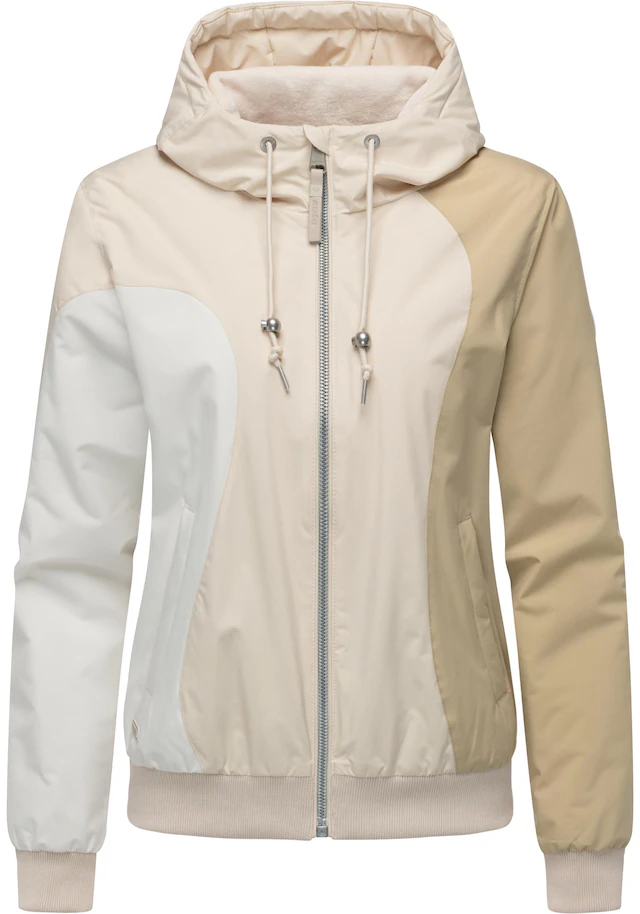 Ragwear Bomberjacke »Oggie Block Warm YOUMODO« mit Kapuze Wasserdichte Winterjacke mit Kapuze