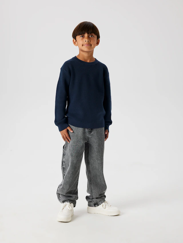 Name It 5-Pocket-Jeans »NKMRYAN für Jungen mit geradem Bein und 5-Pocket-Style« unifarben, casual, straight fit, Baumwolle, Denim
