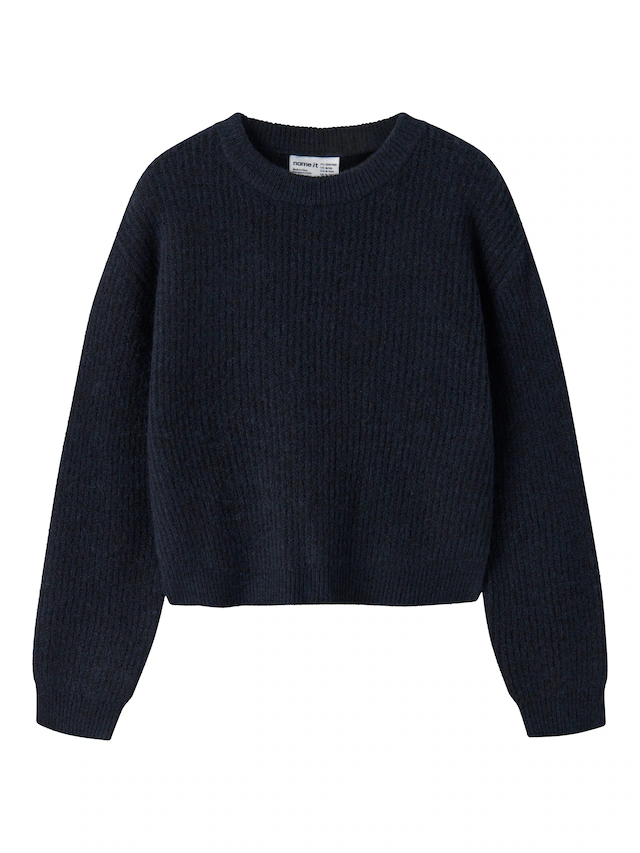 Name It Strickpullover »NKFHOLLY LS BOXY SHORT KNIT NOOS«