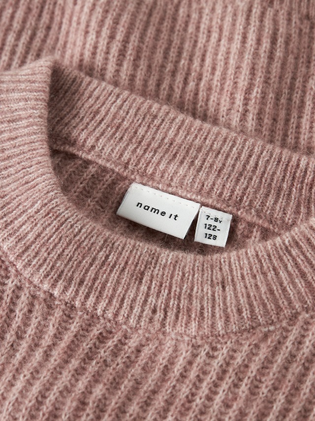Name It Strickpullover »NKFHOLLY LS BOXY SHORT KNIT NOOS«
