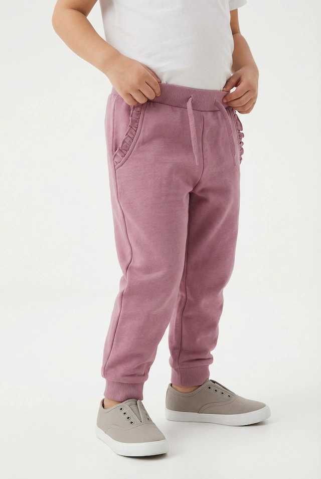 Name It Sweathose »NMFVIMA SWE PANT BRU NOOS« mit süßem Rüschendetail