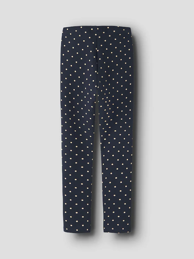Name It Leggings »NKFDAVINA AOP SWE LEGGING BRU NOOS« mit Stretch, regular fit, angeraute Innenseite