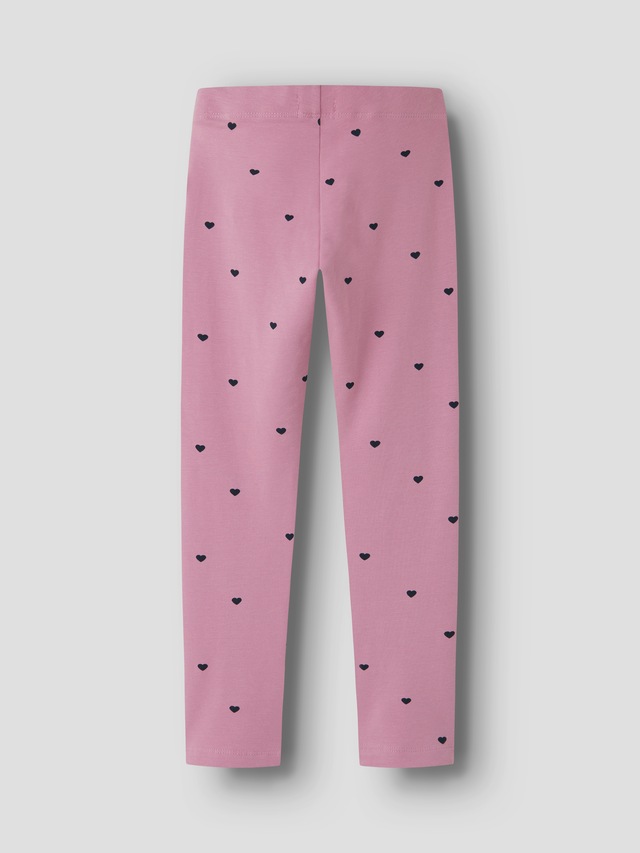 Name It Leggings »NKFDAVINA AOP SWE LEGGING BRU NOOS« mit Stretch, regular fit, angeraute Innenseite