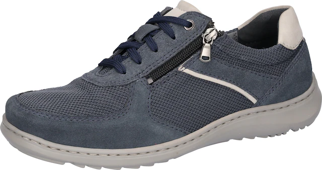 Waldläufer Sneaker »HERWIG« Komfortschuh, Bequemschuh, Schnürschuh in Komfortweite H (= sehr weit)