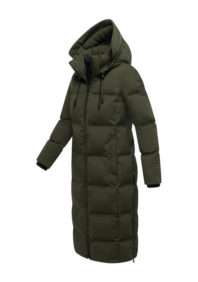 Marikoo Winterjacke »Tikoraa« mit extra langem Schnitt und hohem Kragen
