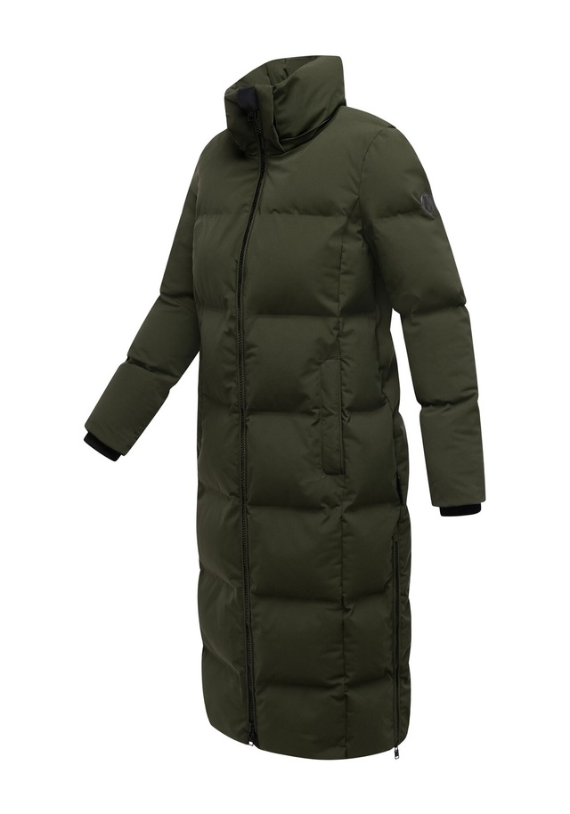 Marikoo Winterjacke »Tikoraa« mit extra langem Schnitt und hohem Kragen