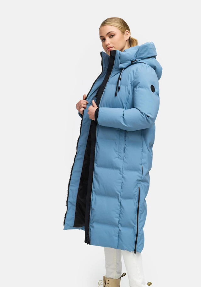 Marikoo Winterjacke »Tikoraa« mit extra langem Schnitt und hohem Kragen