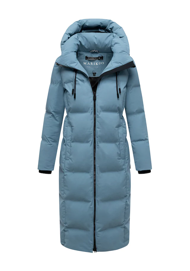 Marikoo Winterjacke »Tikoraa« mit extra langem Schnitt und hohem Kragen