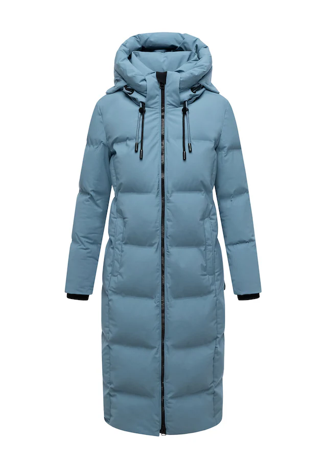Marikoo Winterjacke »Tikoraa« mit extra langem Schnitt und hohem Kragen