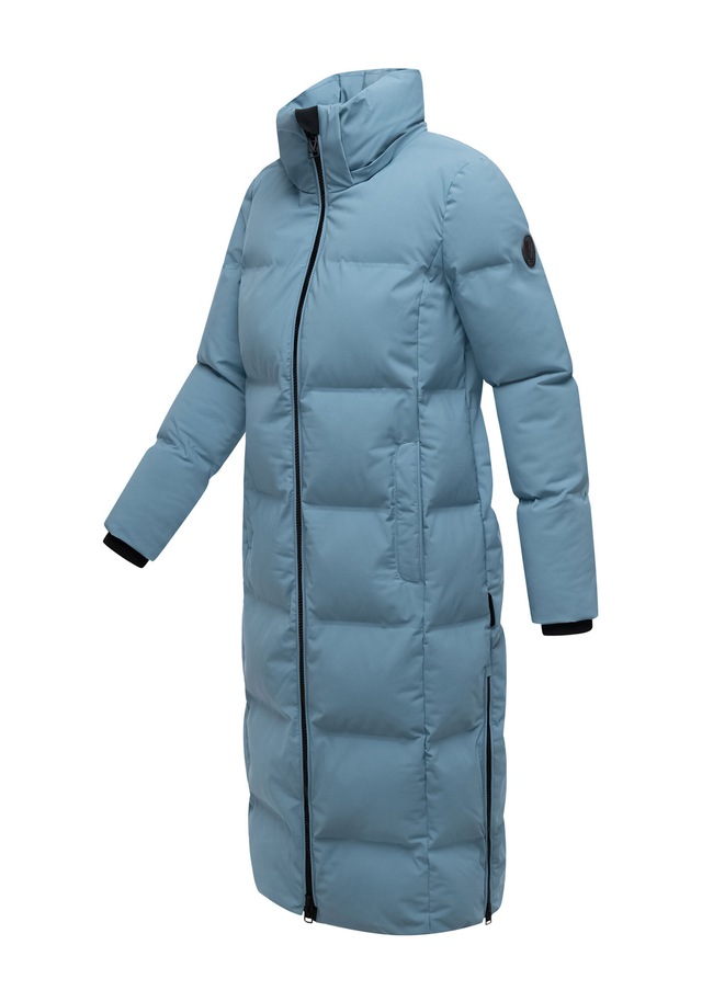 Marikoo Winterjacke »Tikoraa« mit extra langem Schnitt und hohem Kragen