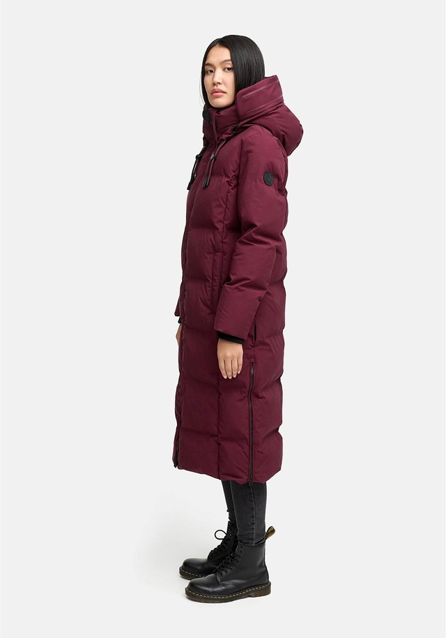 Marikoo Winterjacke »Tikoraa« mit extra langem Schnitt und hohem Kragen