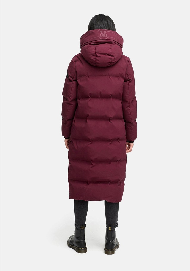Marikoo Winterjacke »Tikoraa« mit extra langem Schnitt und hohem Kragen