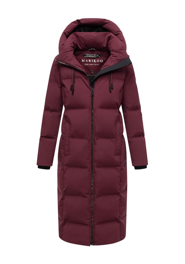 Marikoo Winterjacke »Tikoraa« mit extra langem Schnitt und hohem Kragen