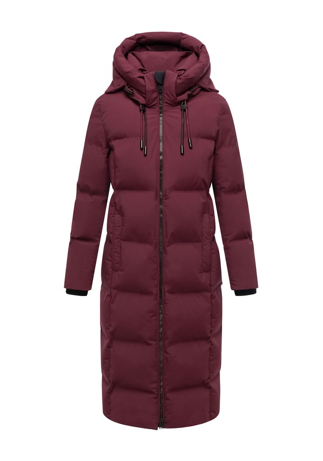 Marikoo Winterjacke »Tikoraa« mit extra langem Schnitt und hohem Kragen