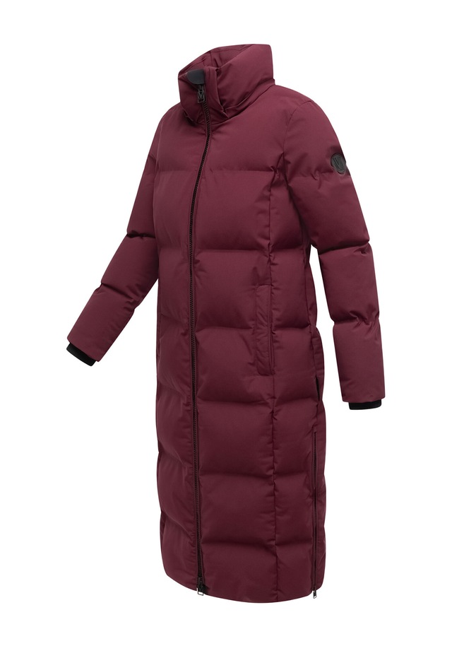 Marikoo Winterjacke »Tikoraa« mit extra langem Schnitt und hohem Kragen