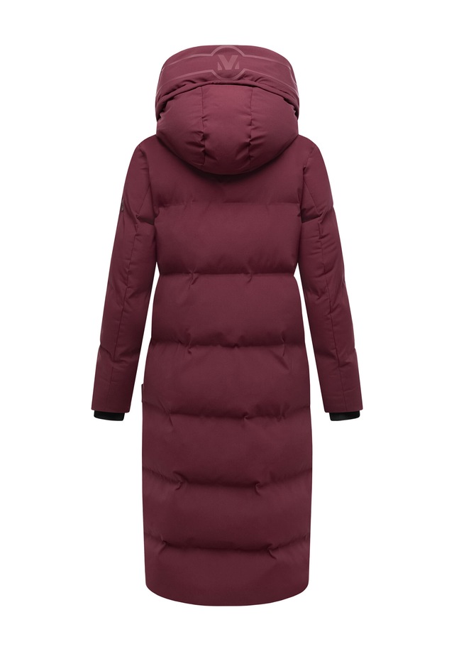 Marikoo Winterjacke »Tikoraa« mit extra langem Schnitt und hohem Kragen