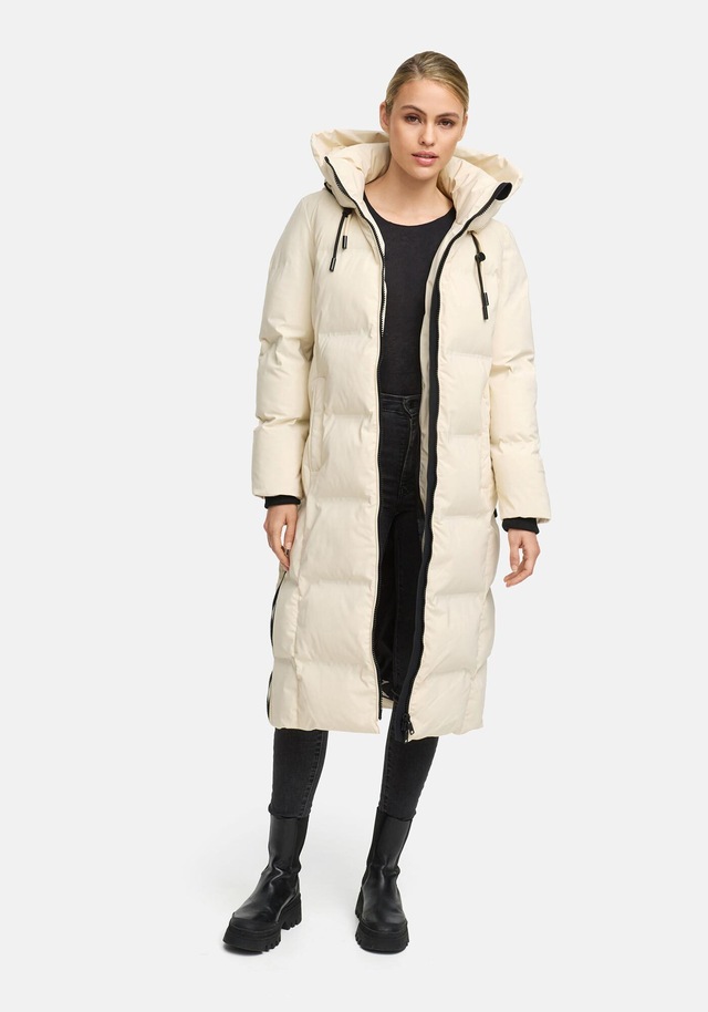 Marikoo Winterjacke »Tikoraa« mit extra langem Schnitt und hohem Kragen