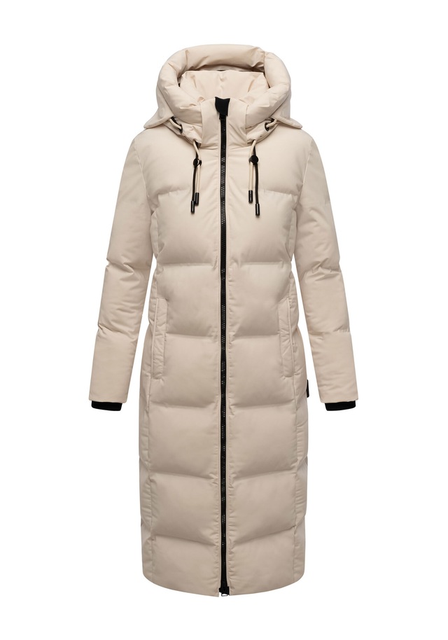 Marikoo Winterjacke »Tikoraa« mit extra langem Schnitt und hohem Kragen