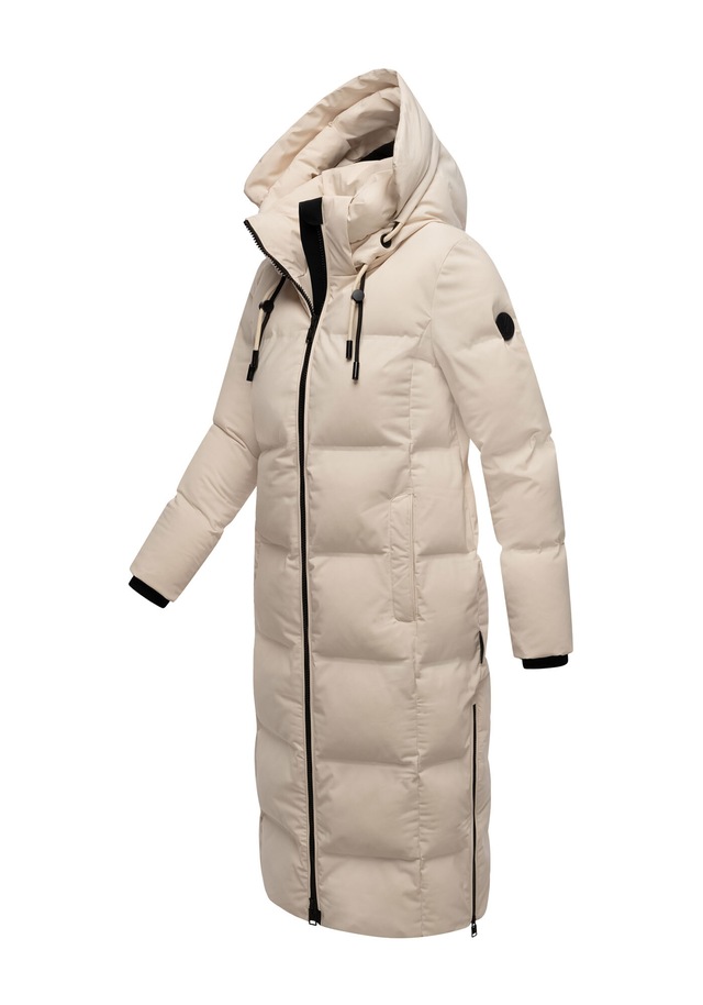 Marikoo Winterjacke »Tikoraa« mit extra langem Schnitt und hohem Kragen