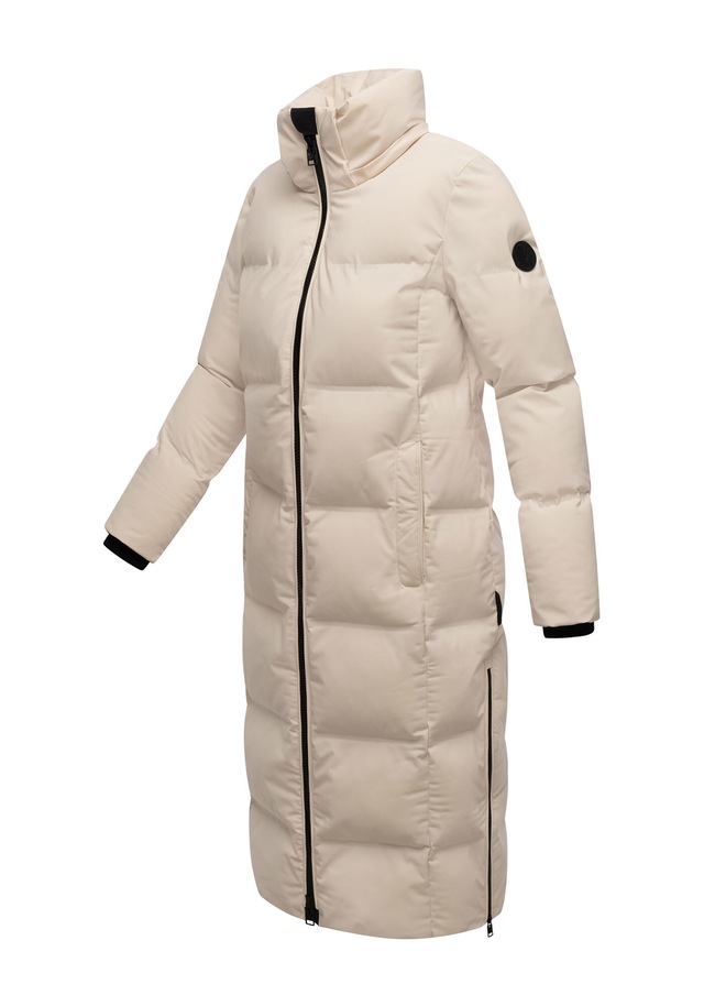 Marikoo Winterjacke »Tikoraa« mit extra langem Schnitt und hohem Kragen