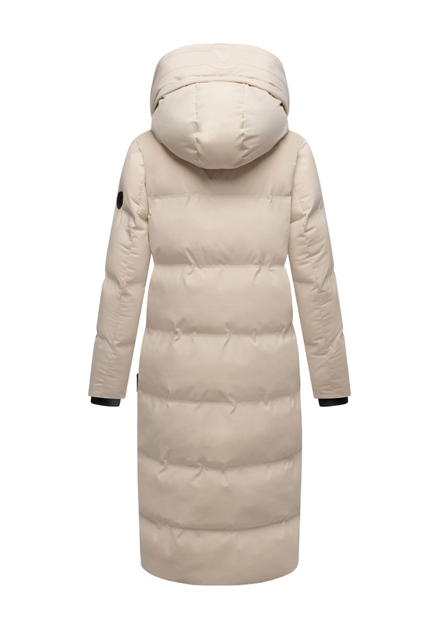 Marikoo Winterjacke »Tikoraa« mit extra langem Schnitt und hohem Kragen