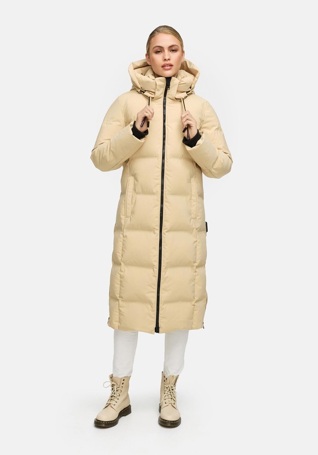 Marikoo Winterjacke »Tikoraa« mit extra langem Schnitt und hohem Kragen
