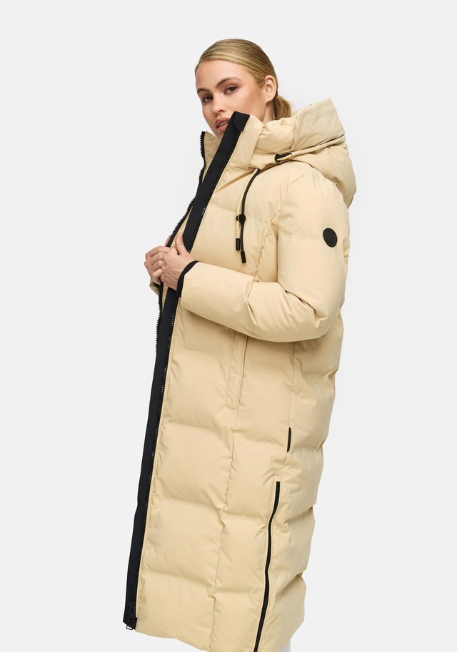 Marikoo Winterjacke »Tikoraa« mit extra langem Schnitt und hohem Kragen