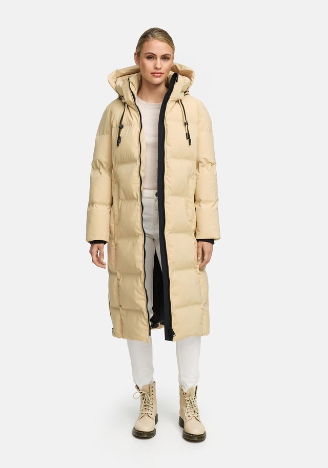 Marikoo Winterjacke »Tikoraa« mit extra langem Schnitt und hohem Kragen