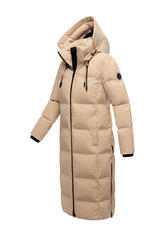 Marikoo Winterjacke »Tikoraa« mit extra langem Schnitt und hohem Kragen