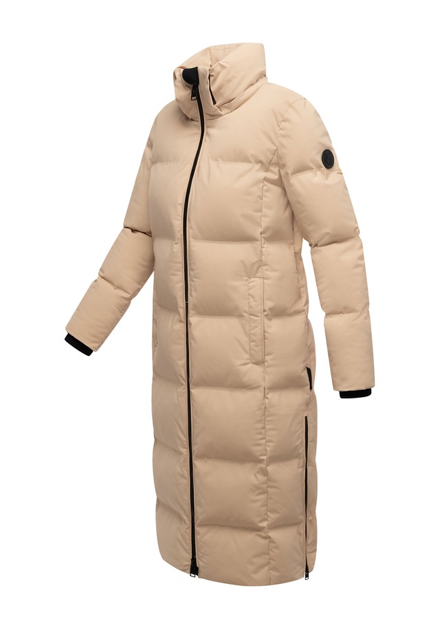 Marikoo Winterjacke »Tikoraa« mit extra langem Schnitt und hohem Kragen