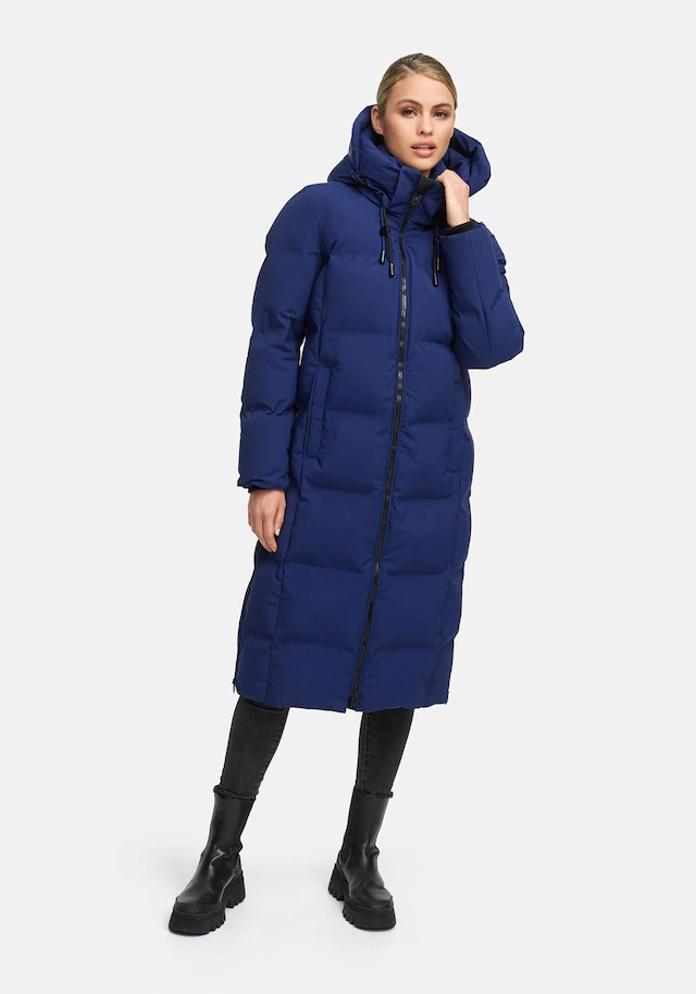 Marikoo Winterjacke »Tikoraa« mit extra langem Schnitt und hohem Kragen