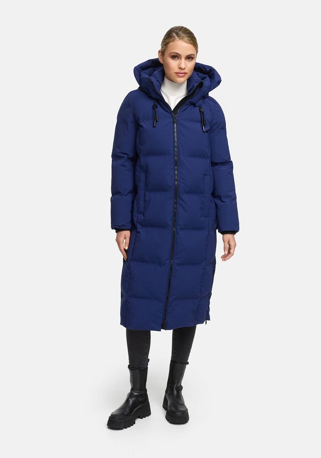 Marikoo Winterjacke »Tikoraa« mit extra langem Schnitt und hohem Kragen