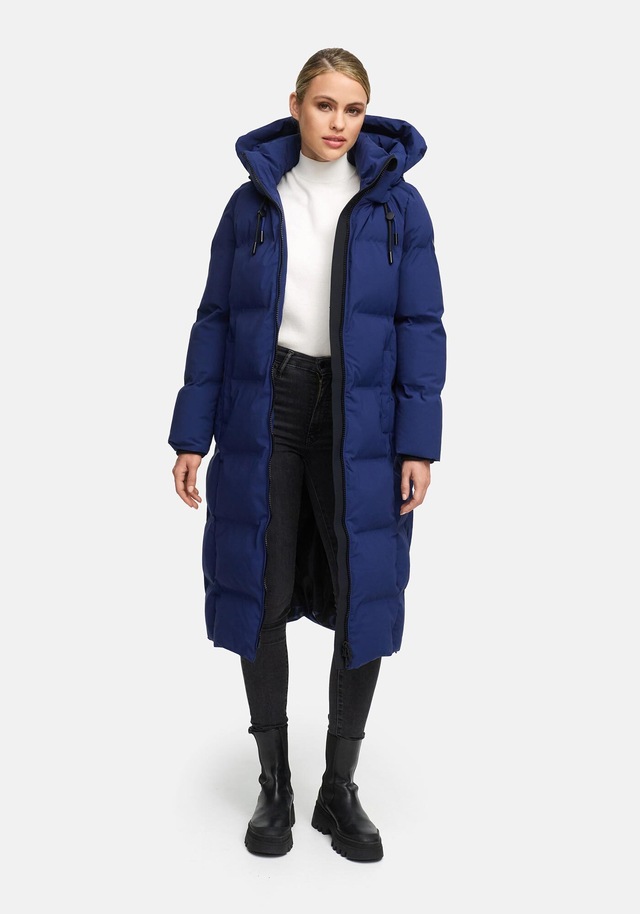 Marikoo Winterjacke »Tikoraa« mit extra langem Schnitt und hohem Kragen