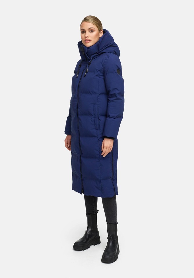 Marikoo Winterjacke »Tikoraa« mit extra langem Schnitt und hohem Kragen