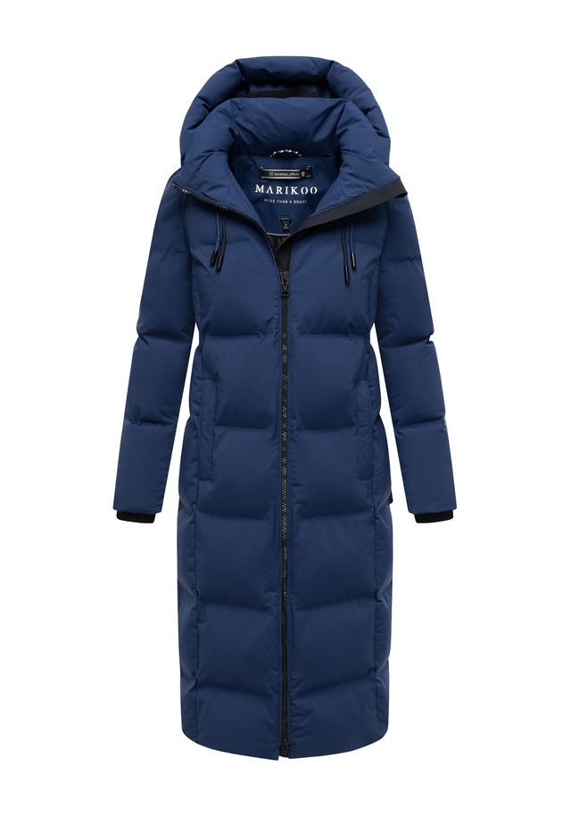 Marikoo Winterjacke »Tikoraa« mit extra langem Schnitt und hohem Kragen