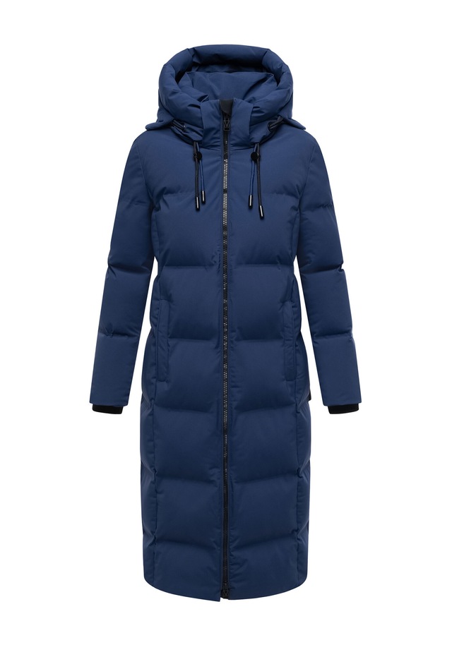 Marikoo Winterjacke »Tikoraa« mit extra langem Schnitt und hohem Kragen