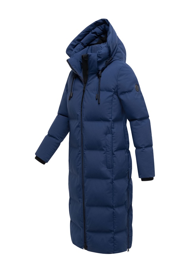 Marikoo Winterjacke »Tikoraa« mit extra langem Schnitt und hohem Kragen