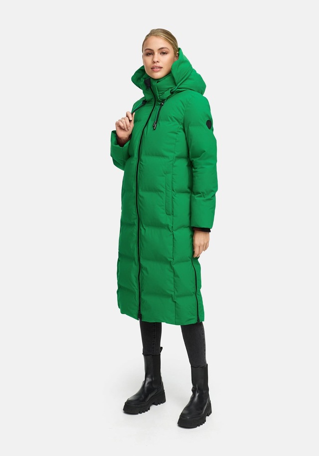 Marikoo Winterjacke »Tikoraa« mit extra langem Schnitt und hohem Kragen